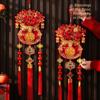Red New Year Gold Hanging Ornament Luck Large Fu Character Door Hanging Spring Festival Decorations Props