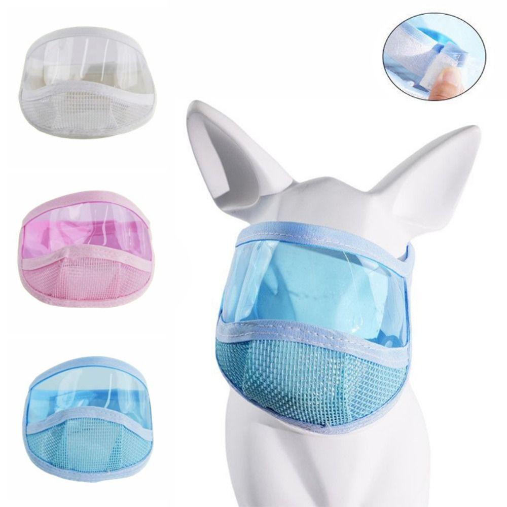 Transparent Cat Mouth Cover Adjustable Safety Protective Cover Pet Anti-Bite Muzzle Pet Supplies