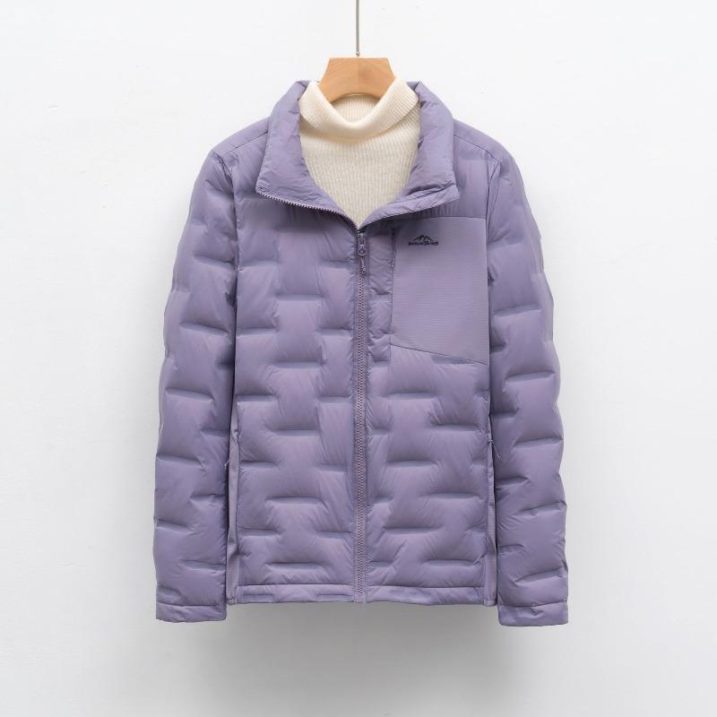 Outdoor light down jacket women's autumn and winter short stand-up collar warm top jacket
