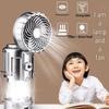 Portable Solar-Powered Fan Light with Rechargeable Battery for Camping - Handheld and Retractable