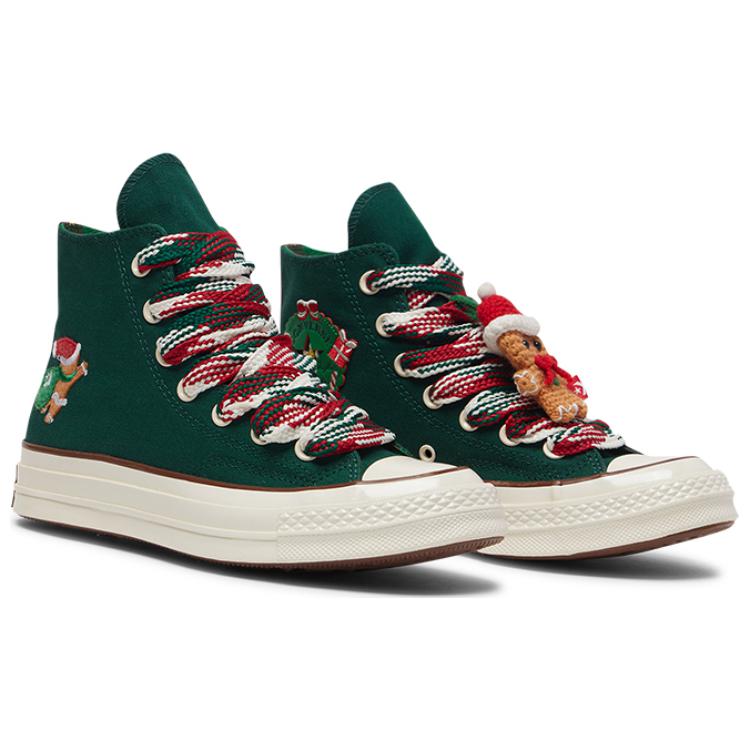 Chuck 70 Converse High 'X-Mas Lebkuchen & Stricksocke - Mitternachts-Klee' Damen A12455C