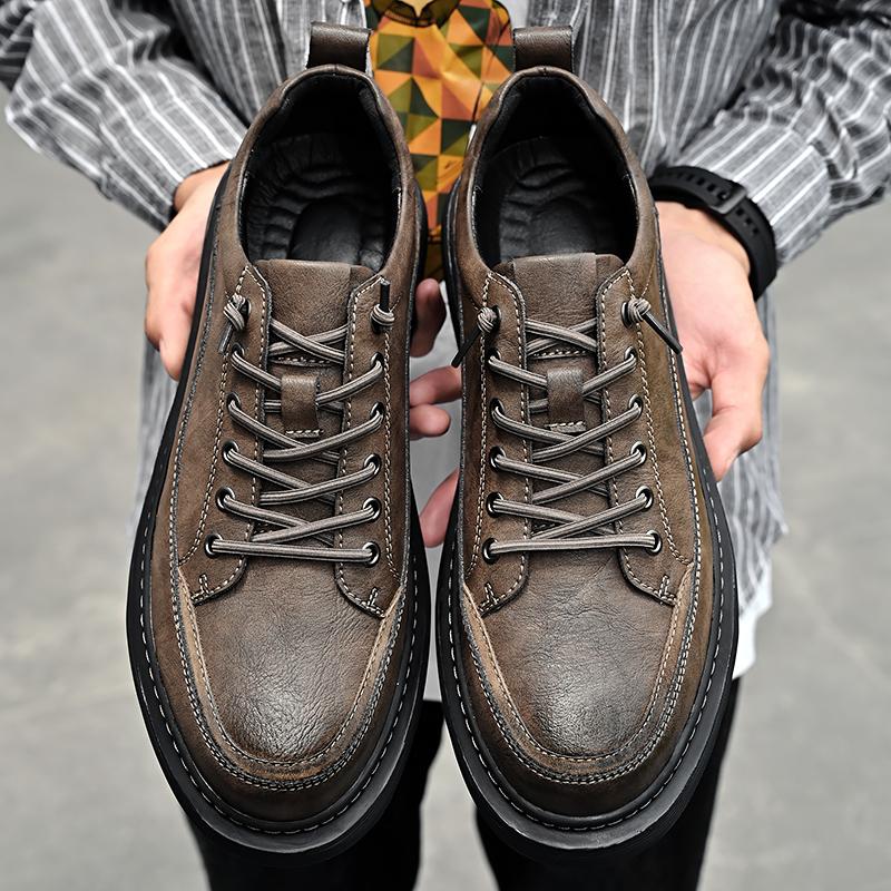 Men's Fashion Casual Leather Shoes Dress Shoes