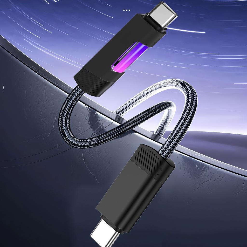 240W USB C To Type C To USBC Cable For iPhone 15 16 17 series PD Fast Charging USB C Data Cord For Xiaomi OPPO Samsung