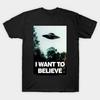 Men Black Print T-shirt X Files No-Cut Transfer Paper Print Cotton Tshirt