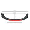 Universal Car Front Bumper Lip Splitter Detachable Bumper Chin Spoiler Car Exterior Parts Car Accessories