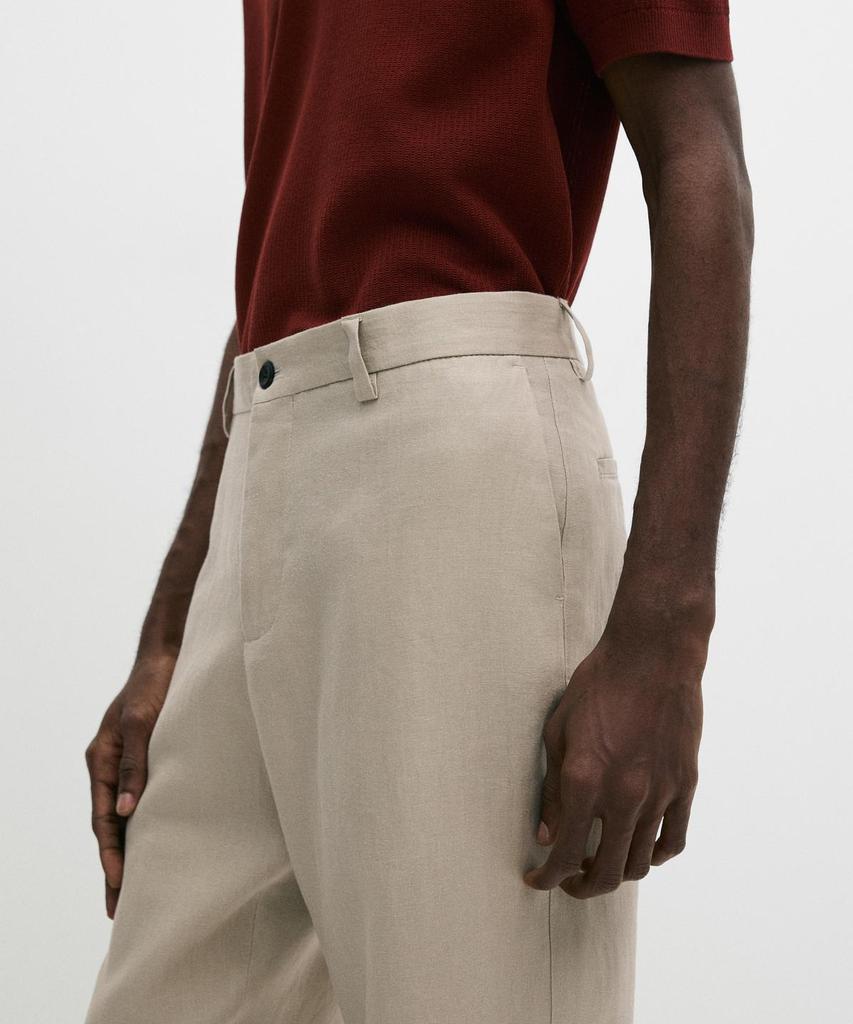 Masimodutti Linen Suit Pants