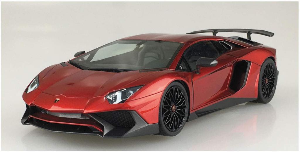 Aoshima Bunka Kyozaisha The Supercar Series 2015 Lamborghini Aventador SV Plastic Model 1/24 No.11
