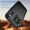For iPhone 17 Pro Case Protective Phone Cover Carbon Fiber Texture Brushed