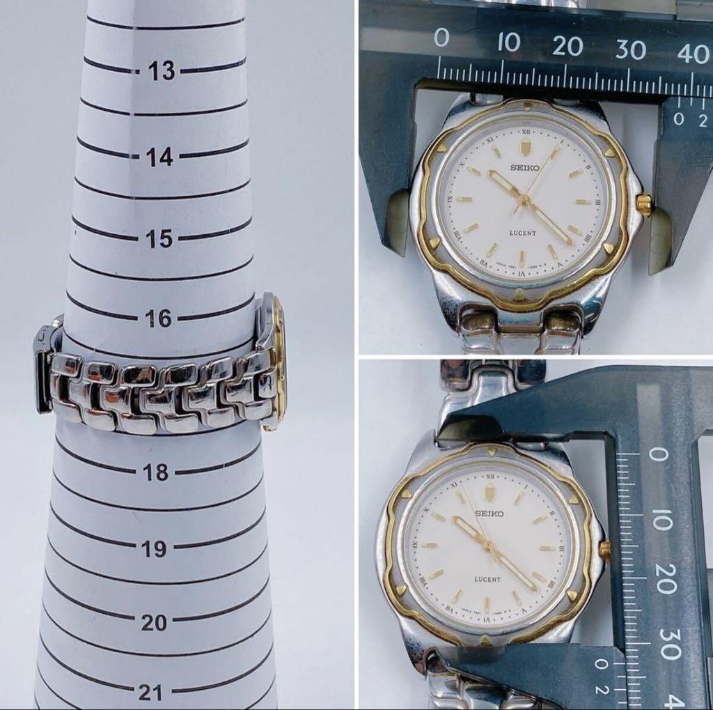 [USED] 9FM108 SEIKO Lucent Watch 7N01-6750