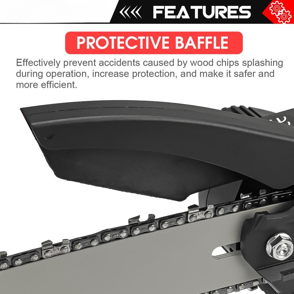 2000W 8 Inch Electric Chain Saw Brushless Cordless Pruning Mini ChainSaw Garden Tree Logging Saw Woodworking Tools