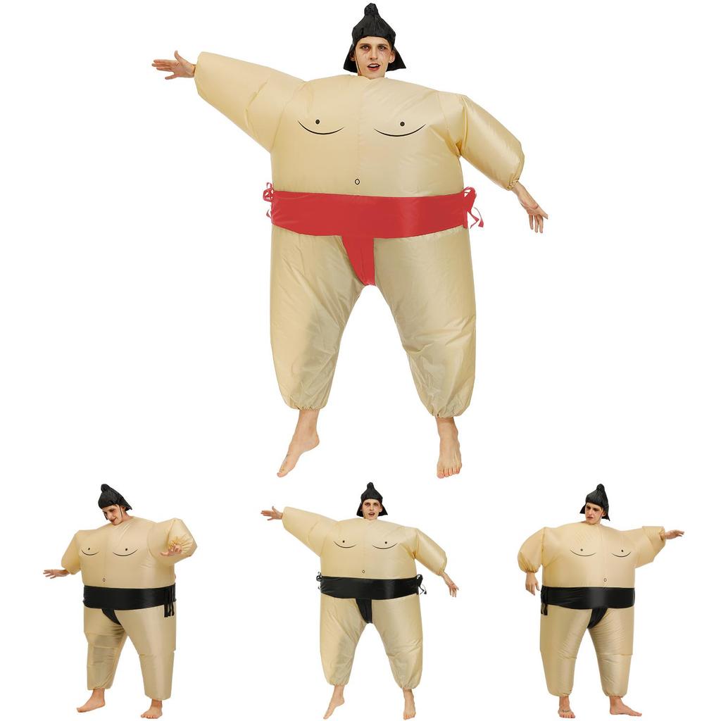 Fun And Quirky Sumo Wrestler Inflatable Costume Perfect For Parties And Cosplay