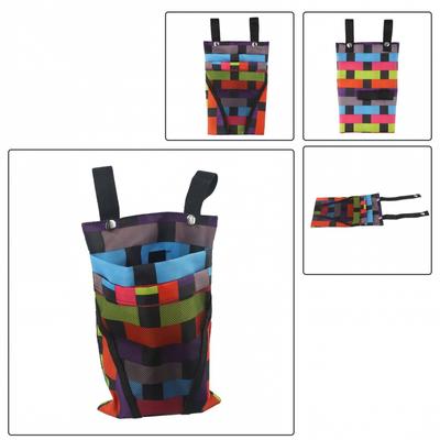 Bike Basket Storage Bag Work On Bikes Canvas Detachable