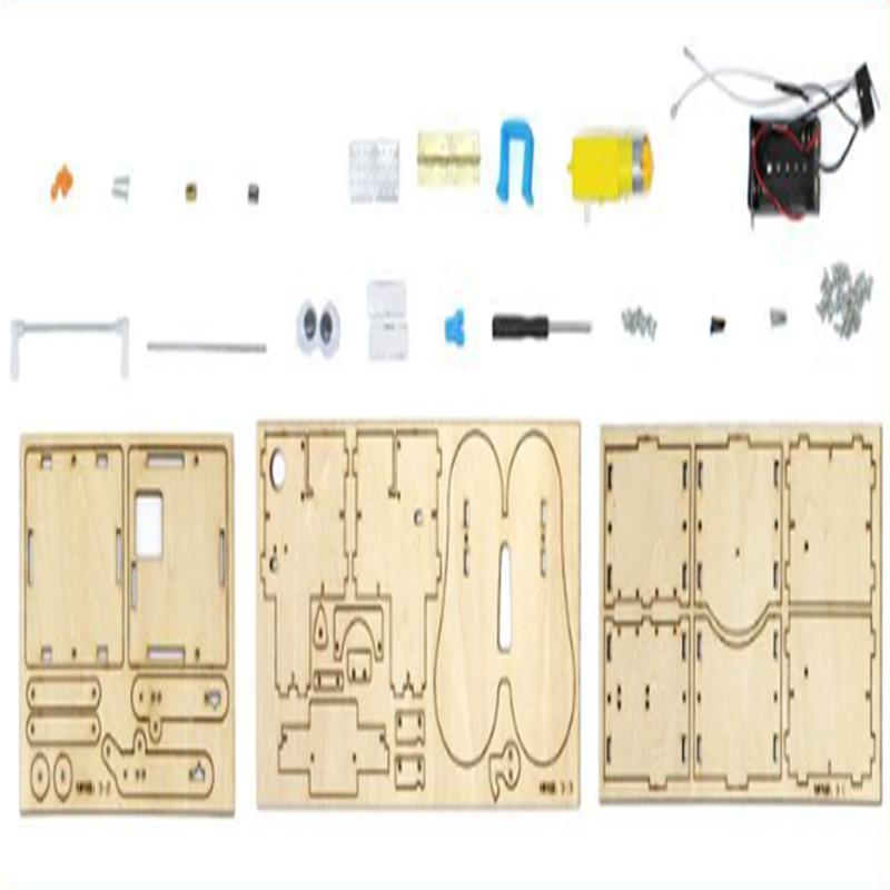 DIY Coin Eating Robot Model Teaching Steam Project Kit Children's Science Experiment Education Toy Wooden Assembly Kit