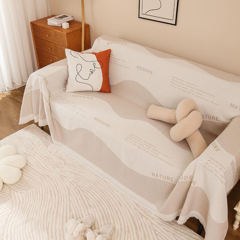 INS Style Sofa Towel Full Cover Cloth Simple Sofa Cushion Blanket All-Inclusive Universal Cover Towel Four Seasons Universal Sofa Cover Cover