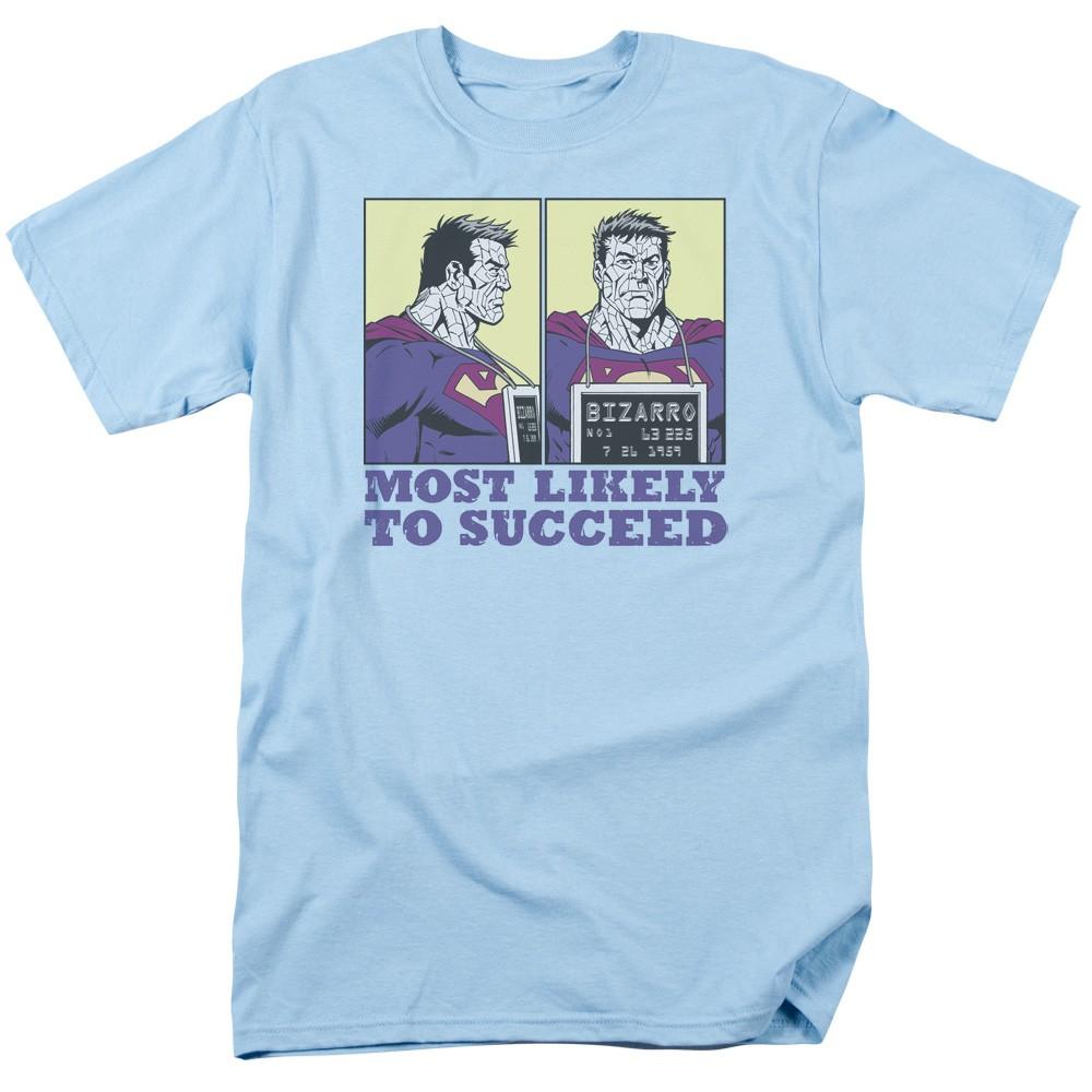 DC Comics - Superman - Most Likely - Adult Unisex Short Sleeve T-Shirt - Blue S
