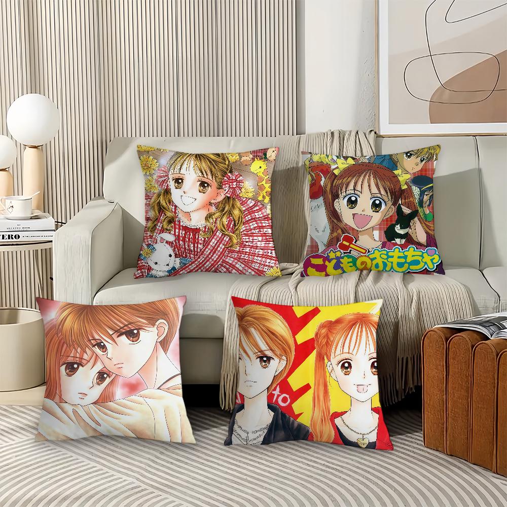 Anime Kodocha Pillow Case Office Cushions Suitable For Sofa Car Bedroom Decorative Cushion Cover