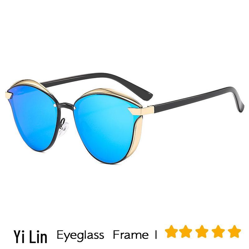 Trendy Retro Cat-Eye Women's Sunglasses - Colorful Fashion Design