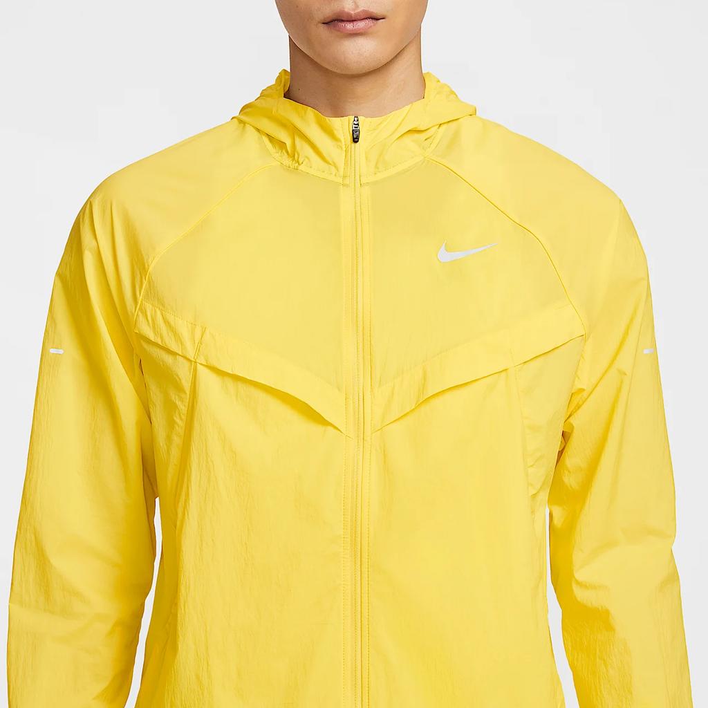 Nike Stride Repel Hooded Minimalist Comfortable Long Sleeve Jacket Men Jackets Luminous-Yellow HV4549-718