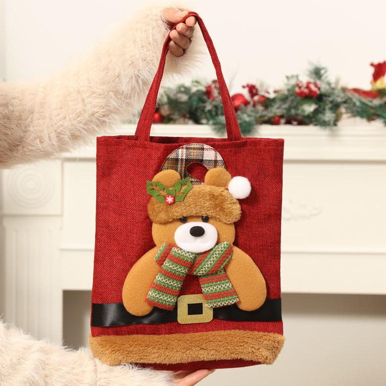 

Рождественский подарок Сумочка Apple Bag Детская Рождественская подарочная сумка Прекрасные мультяшные сумки Apple 27*30cm