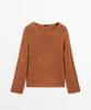 Masimodutti Cotton Blend Open Knit Sweater
