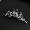 Irregular Liquid Metal Hairpin, Women's Hair Volume, Large Hairpin, Back of Head, Autumn and Winter, Snake-shaped Disc Hair Clip, Hair Accessories