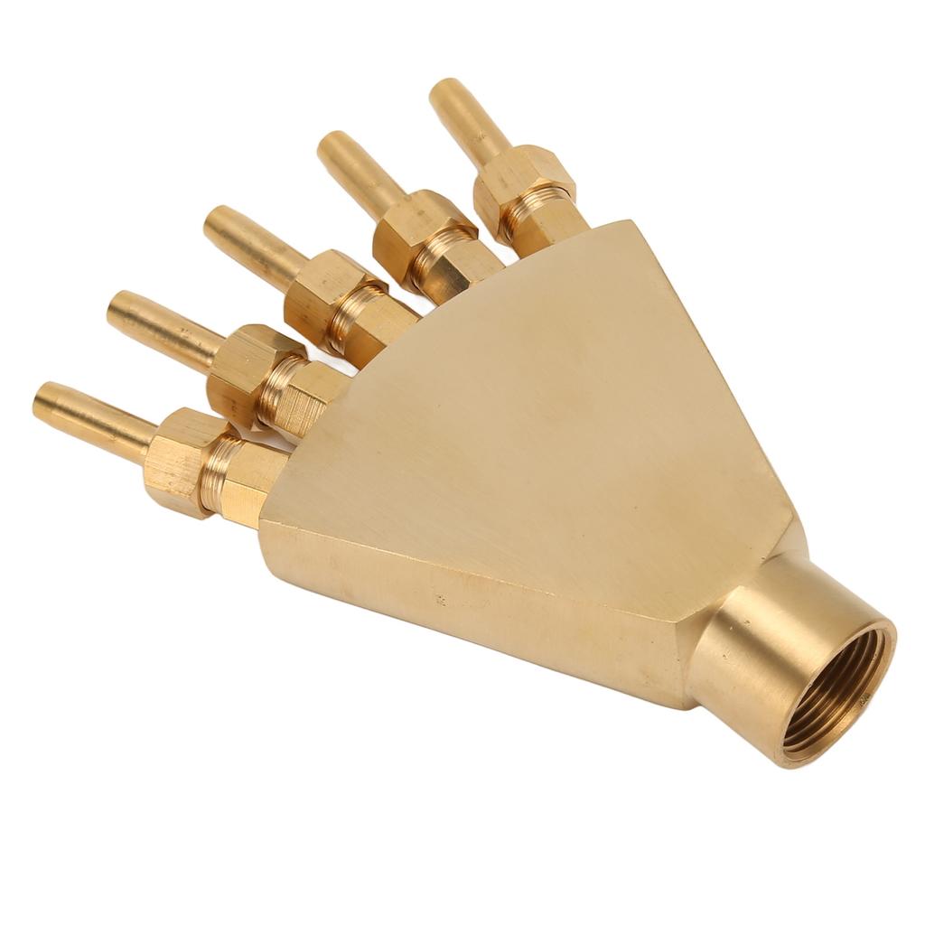 Adjustable Phoenix Tail Scattering Fountain Nozzle All Copper Phoenix Tail Fountain Nozzle