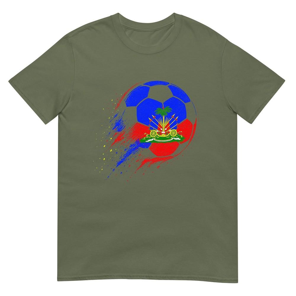 Haiti Ball Haitian Flag Pride Goal Player TShirt