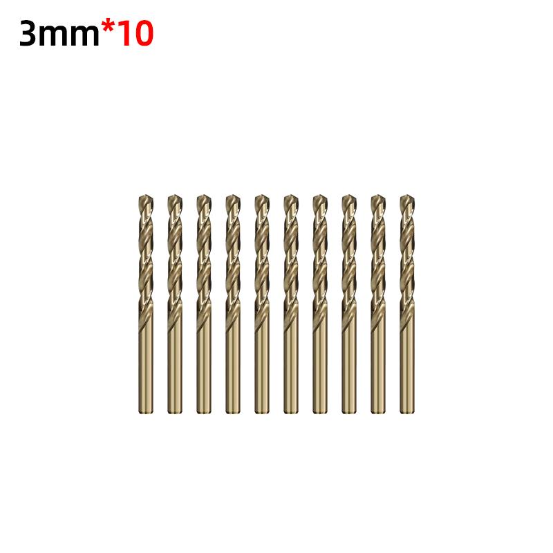 Metal Drill Cobalt Twist Drill Bit Set 1-13mm HSS M35 Stainless Steel Twist Drills The Whole Ground Metal Reamer Hole Tools