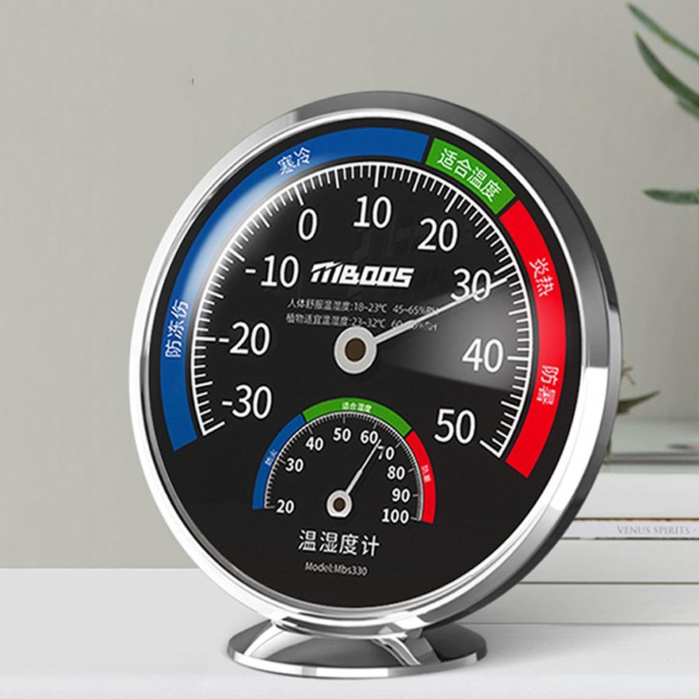 Wall Mount Hygrothermograph Battery-Free Temperature Hygrometer Analog Temperature  Laboratory