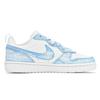Nike Court Borough Low ABLOODING Starry Sky Collection Low Top Skateboard Shoes GS Blue White BQ5448-100(Team14-GS-Box)