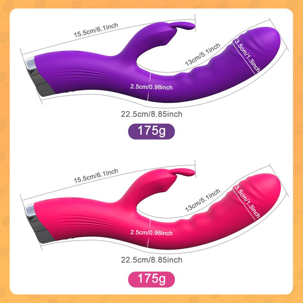 Powerful G-Spot Rabbit Vibrator Vaginal Clitoral Stimulation 10 Powerful Vibration Massager Sex Toys for Women Couples