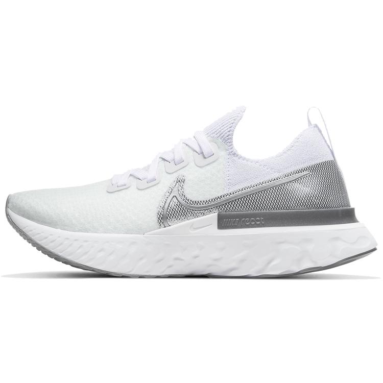 Nike React Infinity Run Flyknit Bianco Puro Donna CD4372-101 cm