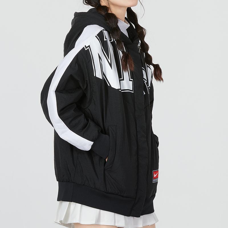 Nike Nsw Team Nk Mtrl Jacket Logo Women Jackets Black DQ6939-010