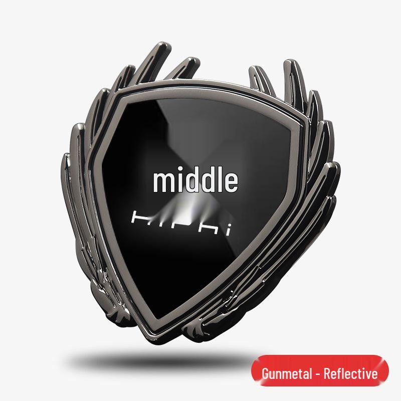 

HiPhi X/Y/Z Car Metal Wing Badge - Decorative Car Emblem Sticker