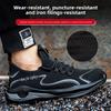 Men's Safety Shoes Steel Toe Men's Sneakers Anti-smash Anti-puncture Working Footwears Breathe Slip-Resistant Boots Waterproof