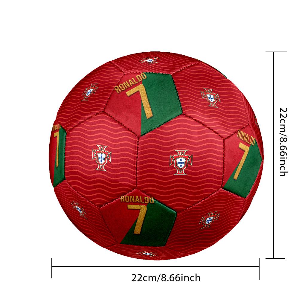 Ronaldo's Action Soccer Ball Size 5 Football Machine Sewn Indoor/Outdoor Universal Football for Football Accessories