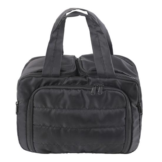 Travel Cosmetic Bag Large Capacity Quilted Makeup Bag Portable Cosmetic Toiletry Organizer with Dry Wet Separation