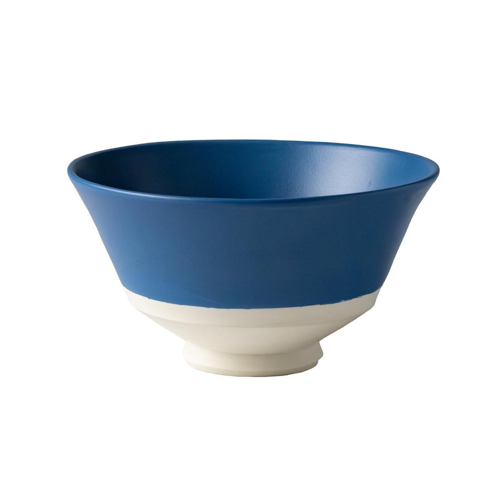 Asahi Koyo Mino Ware Blue Tea Diameter X 1 Wide Smooth and Smart Made In Asahi Modern Tea EC2401 Bowl, 13.1cm 6.4cm Height, Piece, Mouth, Form, Japan,