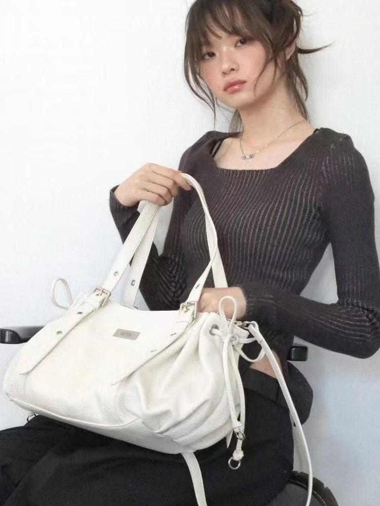 Ason Koreańska Nisza Jesień/Zima Damska Torba Crossbody Pieróg