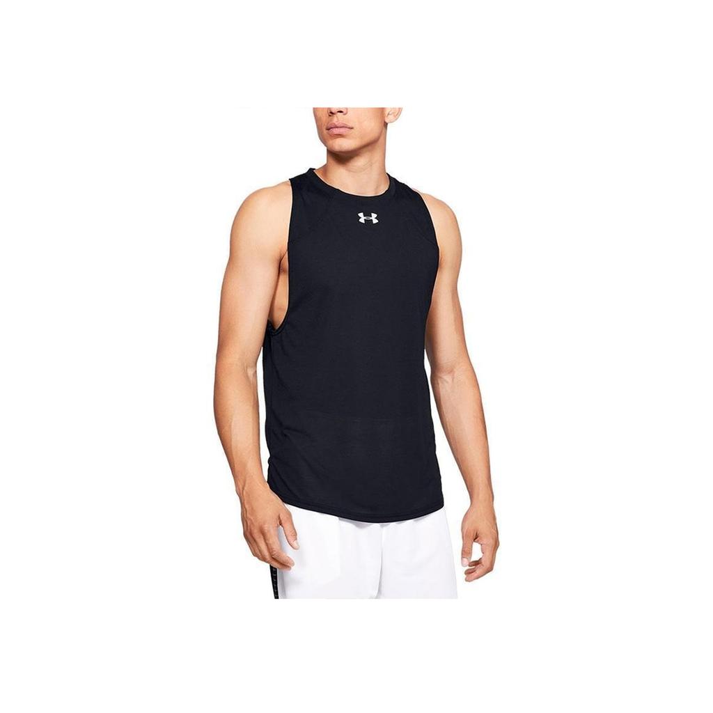 Under Armour Baseline NBA Basketball Fitness Tank Top Men Tops Black 1326706-001