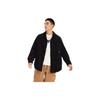 Li-Ning Badfive Sports Basketball Series Corduroy Loose Casual Turn-Down Collar Jacket Men Jackets Black AFDS069-2