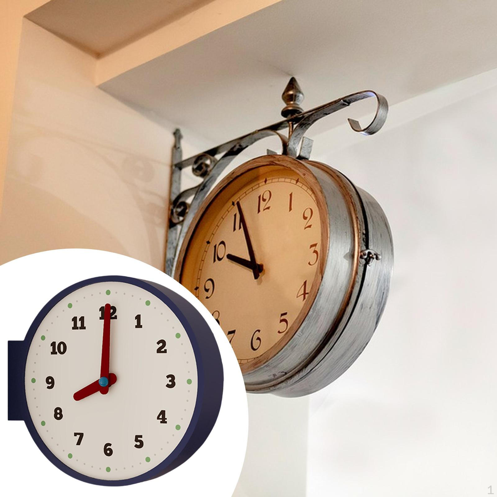 

Corner Wall Clock Mute Decorative Clocks for Bedroom Household Living Room