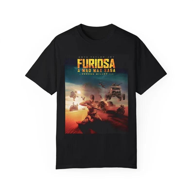 Mad Maxx Unisex Garment-Dyed T-shirt, Furiosa 2024 L