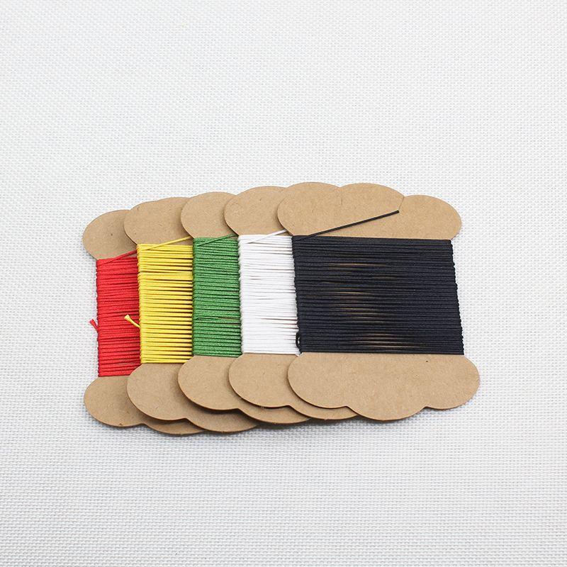 

No. 73 Encryption Jade Thread 0.6mm Braiding Thread Manual Bracelet Chain Abrasion Resistant Multicolor Suit Cultural Artifact Prayer Beads Rope #8 No. 73 Jade Line, 5-color Suit