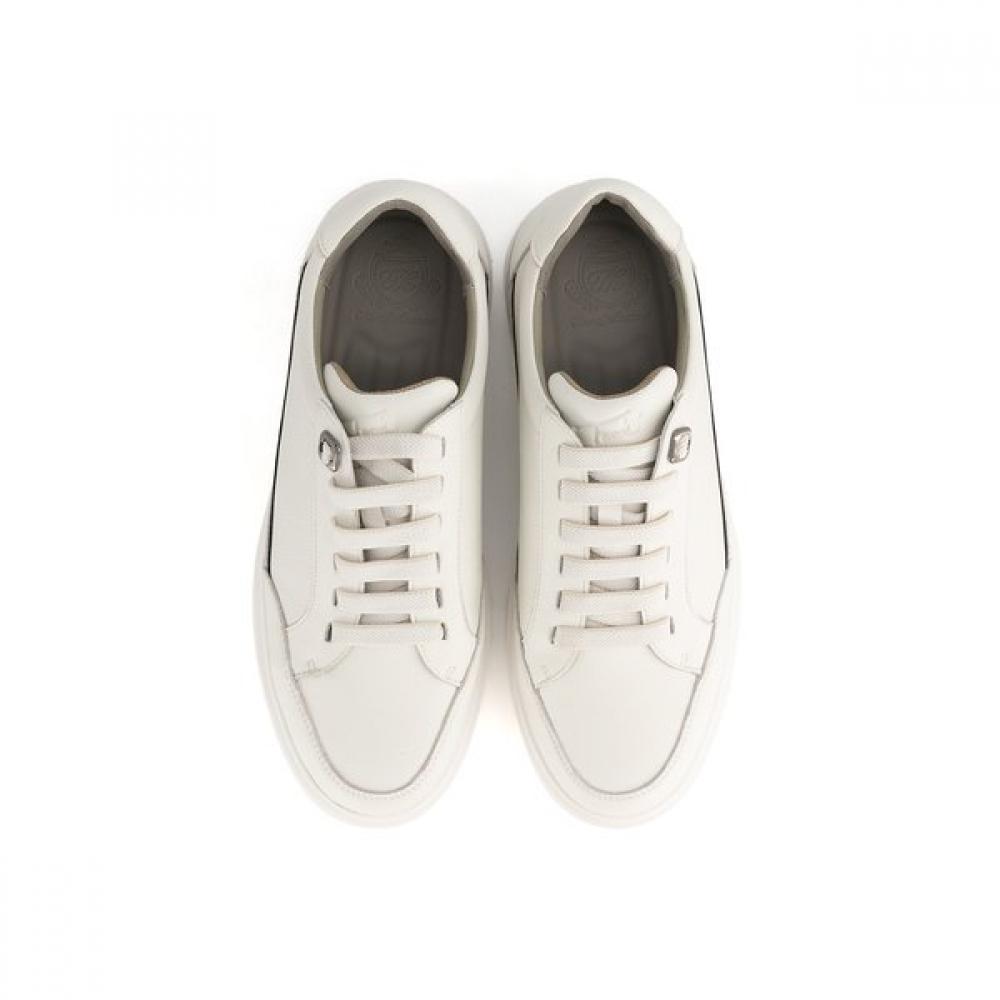 Tandy Men Casual Sneakers Ivory Q19153
