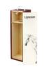 Lipizzan - Wine Box with a Horse, Alcohol Box with Graphics, Personalized Gift Box from the Art-Dog Brand