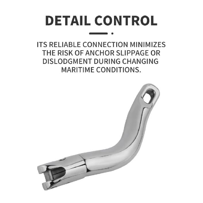 Boat Anchor Twist Connector Stainless Steel 316 Long Swivel Anchor Chain Connector For 6-8mm Chain