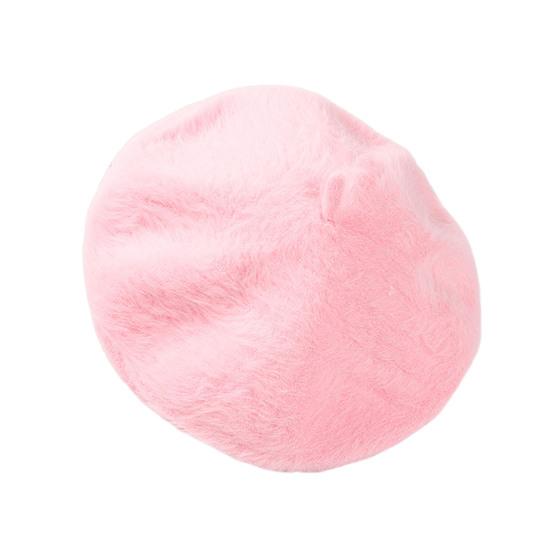 Women Painter Hat Solid Color Octagonal Dome Top Beret Hat Autumn Winter Warm Plush Hat Fashion Accessories