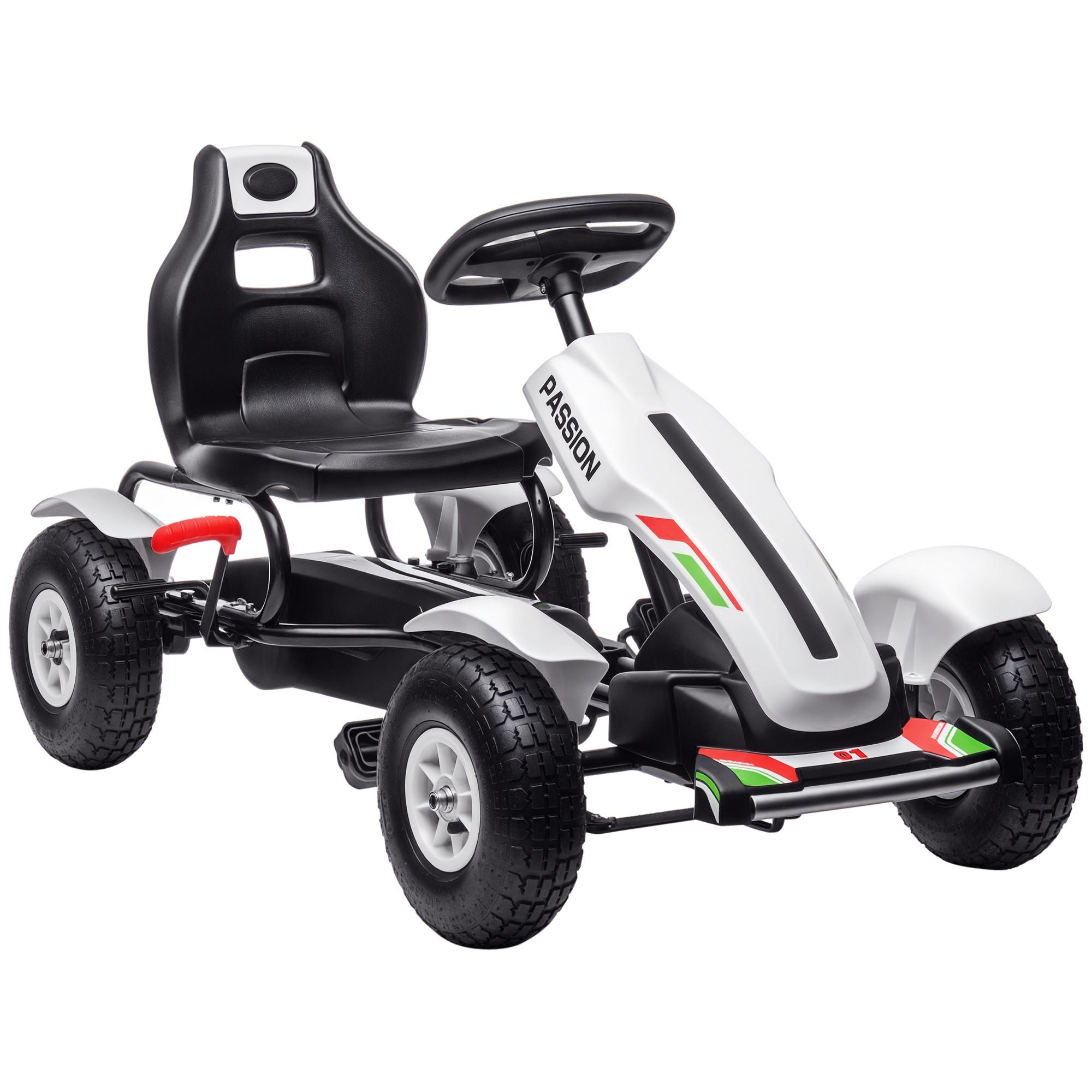 Pedal go-kart for children seat adjustable