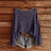 Women's Fashion Long Sleeve Christmas Snowman Snowflake Print Jacket Cardigan